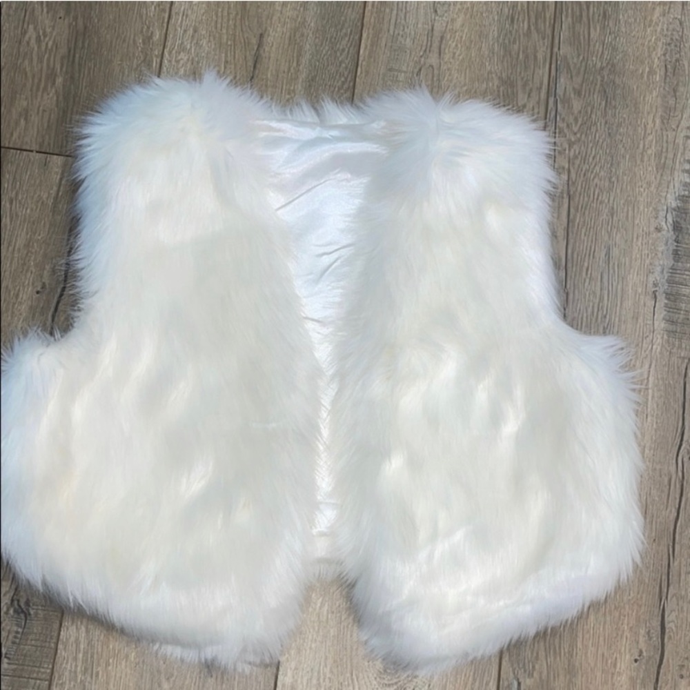 White Fur Vest